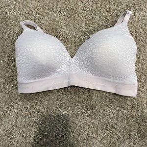 Pink wireless bra